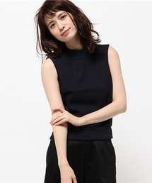 Ray BEAMS | Ray BEAMS / ミラノリブ ハイネック ノースリーブ トップス(Tシャツ/カットソー)