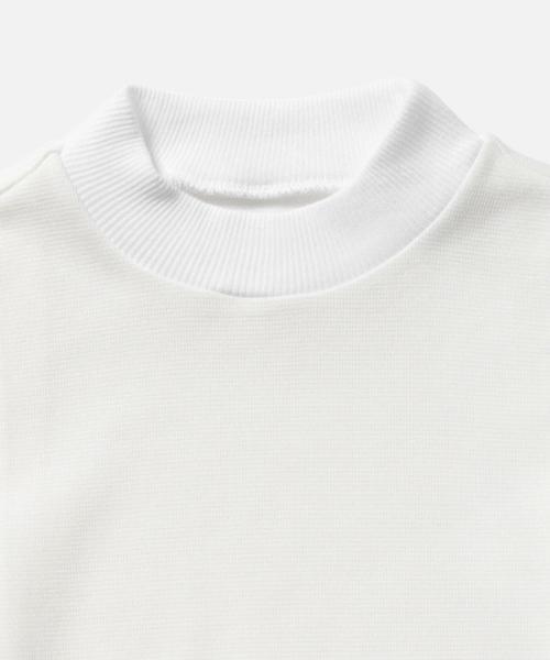 Ray BEAMS（レイビームス）の「Ray BEAMS / ミラノリブ ハイネック ノースリーブ トップス（Tシャツ/カットソー・レディース・オフホワイト/ダークブラウン/ネイビー・ONE SIZE）」の7枚目の写真