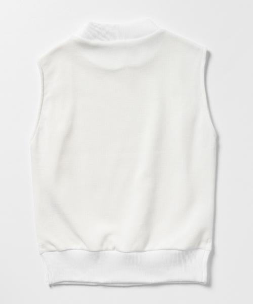 Ray BEAMS（レイビームス）の「Ray BEAMS / ミラノリブ ハイネック ノースリーブ トップス（Tシャツ/カットソー・レディース・オフホワイト/ダークブラウン/ネイビー・ONE SIZE）」の14枚目の写真