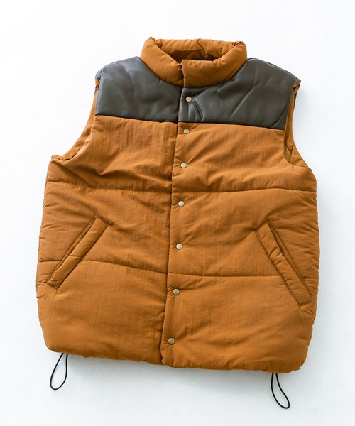 URBAN RESEARCH Sonny Label（アーバンリサーチサニーレーベル）の「『別注』ELY×Sonny Label　中綿ベスト（ベスト・メンズ・ブラウン/ブラック/ネイビー・MEDIUM/LARGE）」の3枚目の写真