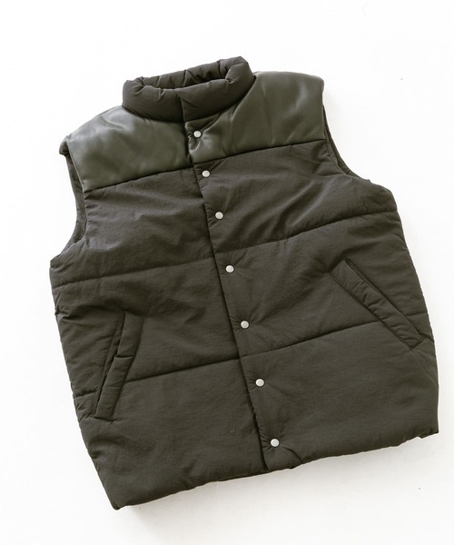 URBAN RESEARCH Sonny Label（アーバンリサーチサニーレーベル）の「『別注』ELY×Sonny Label　中綿ベスト（ベスト・メンズ・ブラウン/ブラック/ネイビー・MEDIUM/LARGE）」の2枚目の写真