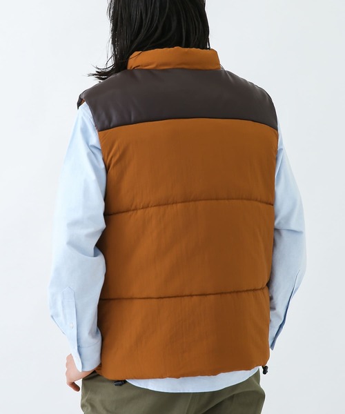 URBAN RESEARCH Sonny Label（アーバンリサーチサニーレーベル）の「『別注』ELY×Sonny Label　中綿ベスト（ベスト・メンズ・ブラウン/ブラック/ネイビー・MEDIUM/LARGE）」の6枚目の写真