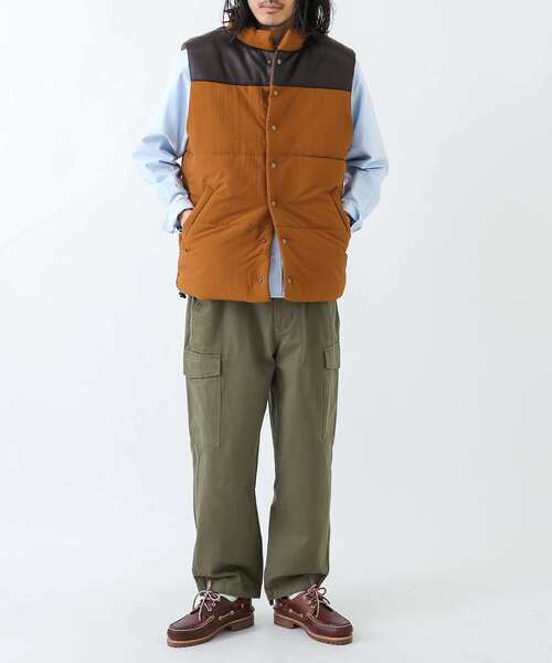 URBAN RESEARCH Sonny Label（アーバンリサーチサニーレーベル）の「『別注』ELY×Sonny Label　中綿ベスト（ベスト・メンズ・ブラウン/ブラック/ネイビー・MEDIUM/LARGE）」の7枚目の写真