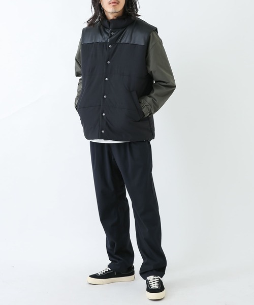 URBAN RESEARCH Sonny Label（アーバンリサーチサニーレーベル）の「『別注』ELY×Sonny Label　中綿ベスト（ベスト・メンズ・ブラウン/ブラック/ネイビー・MEDIUM/LARGE）」の13枚目の写真