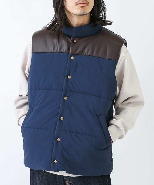 URBAN RESEARCH Sonny Label（アーバンリサーチサニーレーベル）の「『別注』ELY×Sonny Label　中綿ベスト（ベスト・メンズ・ブラウン/ブラック/ネイビー・MEDIUM/LARGE）」の17枚目の写真