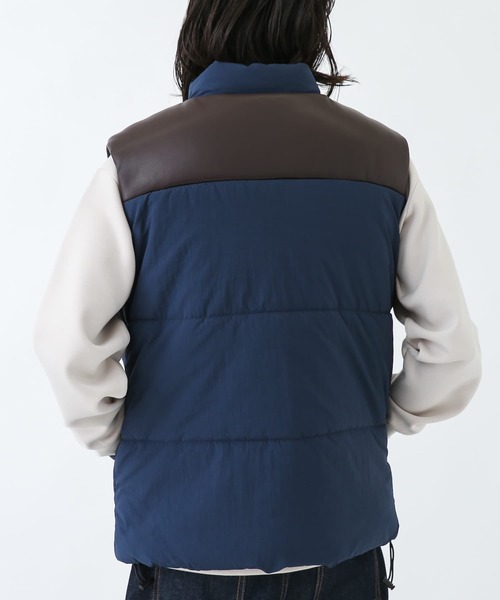 URBAN RESEARCH Sonny Label（アーバンリサーチサニーレーベル）の「『別注』ELY×Sonny Label　中綿ベスト（ベスト・メンズ・ブラウン/ブラック/ネイビー・MEDIUM/LARGE）」の19枚目の写真