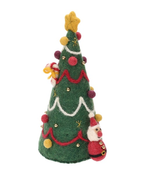 セール】ネパールから届いたエシカルなフェルトこもの フェルトツリー