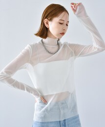 CODE A | CODE A ｜ mesh sheer tops(Tシャツ/カットソー)
