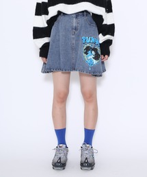 PUNYUS | Girlsデニムサーキュラースカート(デニムスカート)