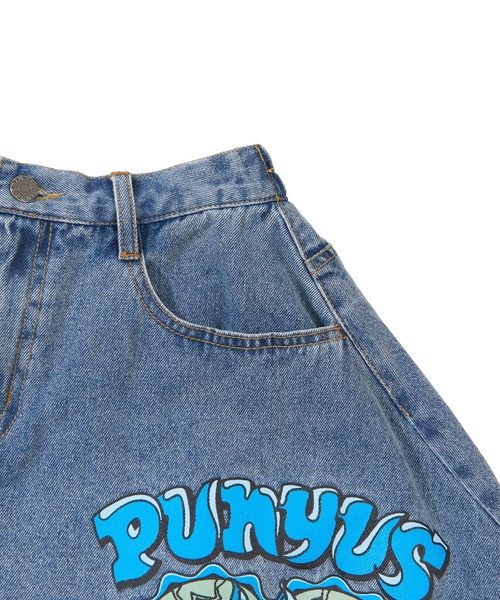 PUNYUS(プニュズ)の「Girlsデニムサーキュラースカート(デニムスカート・レディース・ライトブルー・4/2/1/3)」の9枚目の写真