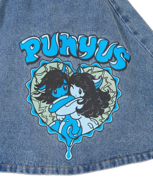 PUNYUS(プニュズ)の「Girlsデニムサーキュラースカート(デニムスカート・レディース・ライトブルー・4/2/1/3)」の10枚目の写真
