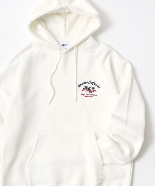 セール】MRU/エムアールユー 裏起毛 ワンポイントロゴ