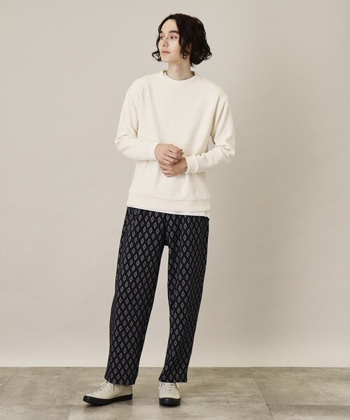 THE SHOP TK （ザ ショップ ティーケー ）の「◆【クッションインソール搭載】スウェードレースアップスニーカー（スニーカー・メンズ・ブラック/アイボリー・65/75/55）」の8枚目の写真