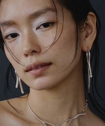 loni | 【金属アレルギー対応】Branch Asymmetry Pierce/ブランチアシンメトリーピアス(ピアス(両耳用))