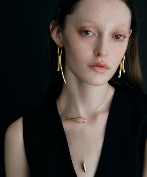 loni（ロニ）の「【金属アレルギー対応】Branch Asymmetry Pierce/ブランチアシンメトリーピアス（ピアス（両耳用）・レディース・シルバー/ゴールド・FREE）」の4枚目の写真