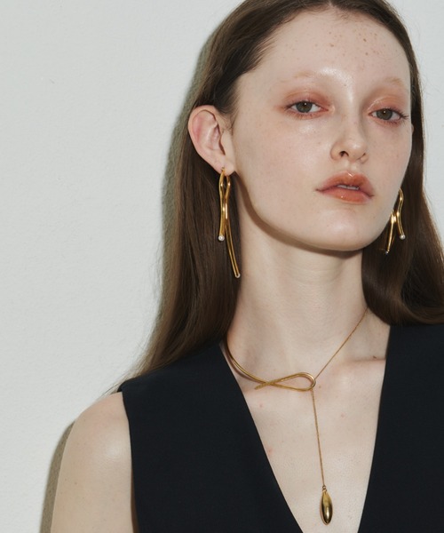 loni（ロニ）の「【金属アレルギー対応】Branch Asymmetry Pierce/ブランチアシンメトリーピアス（ピアス（両耳用）・レディース・シルバー/ゴールド・FREE）」の9枚目の写真