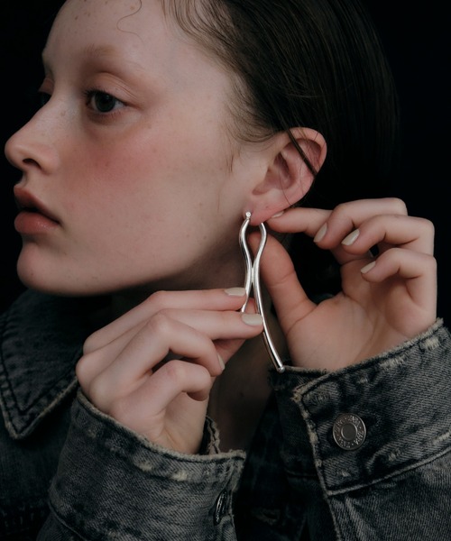 loni（ロニ）の「【金属アレルギー対応】Branch Asymmetry Pierce/ブランチアシンメトリーピアス（ピアス（両耳用）・レディース・シルバー/ゴールド・FREE）」の14枚目の写真