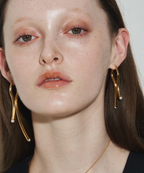 loni（ロニ）の「【金属アレルギー対応】Branch Asymmetry Pierce/ブランチアシンメトリーピアス（ピアス（両耳用）・レディース・シルバー/ゴールド・FREE）」の8枚目の写真