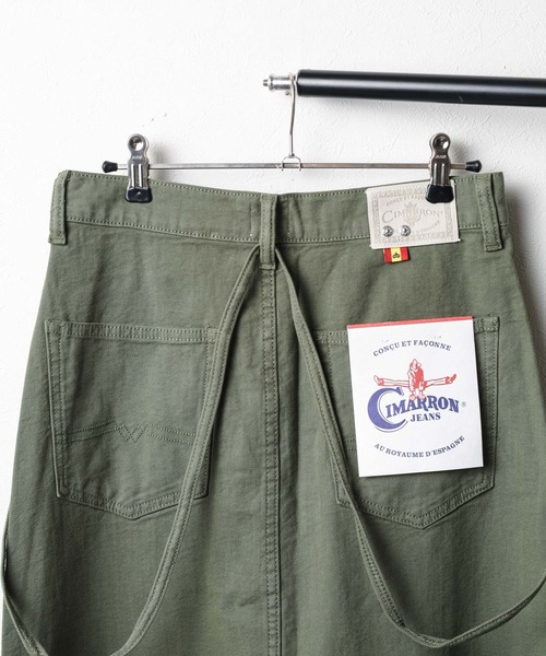 CIMARRON（シマロン）の「/CIMARRON JEANS/LONG SKIRT（スカート・レディース・オレンジ/グリーン・26/25）」の6枚目の写真