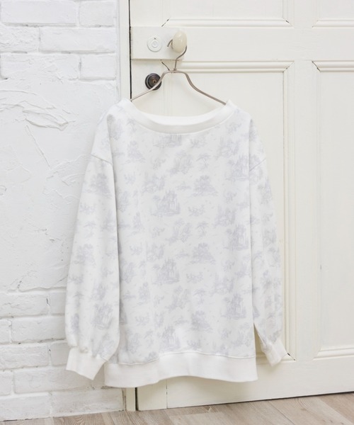 Lovilyn（ラヴィリン）の「オーバーサイズ裏起毛スウェット（スウェット・レディース・ブルー/グレー/ホワイト・FREE）」の4枚目の写真