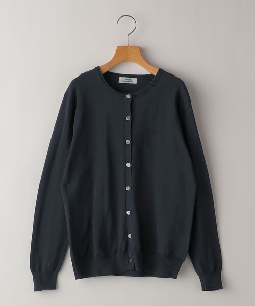 SHIPS(シップス)の「SHIPS KIDS:140~150cm / 14GG クルーネック カーディガン(カーディガン/ボレロ・キッズ・グレー/ネイビー・140/150)」の11枚目の写真