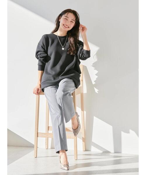 AMERICAN HOLIC（アメリカンホリック）の「バックフリルポンチプルオーバー（Tシャツ/カットソー・レディース・ブラック/グレイッシュベージュ/オフホワイト・M/L）」の8枚目の写真