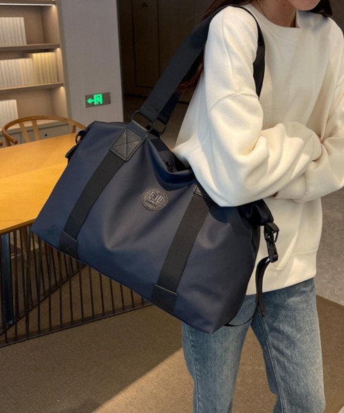 LA VORAGINE（ラ ヴォラジネ）の「大容量 2way トラベル ボストンバッグ ヨガ トレーニング スポーツ フィットネス ピラティス ランニング（ボストンバッグ・レディース・グレー/ピンク/ブラック/レッド/ネイビー・FREE）」の3枚目の写真