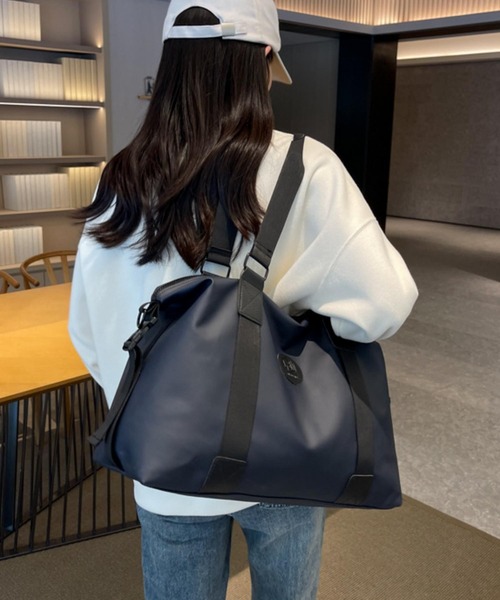 LA VORAGINE（ラ ヴォラジネ）の「大容量 2way トラベル ボストンバッグ ヨガ トレーニング スポーツ フィットネス ピラティス ランニング（ボストンバッグ・レディース・グレー/ピンク/ブラック/レッド/ネイビー・FREE）」の13枚目の写真