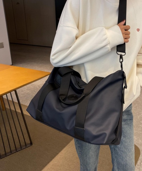 LA VORAGINE（ラ ヴォラジネ）の「大容量 2way トラベル ボストンバッグ ヨガ トレーニング スポーツ フィットネス ピラティス ランニング（ボストンバッグ・レディース・グレー/ピンク/ブラック/レッド/ネイビー・FREE）」の14枚目の写真