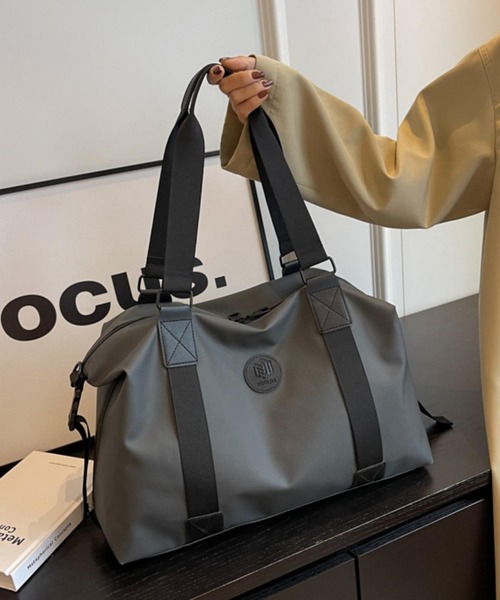 LA VORAGINE（ラ ヴォラジネ）の「大容量 2way トラベル ボストンバッグ ヨガ トレーニング スポーツ フィットネス ピラティス ランニング（ボストンバッグ・レディース・グレー/ピンク/ブラック/レッド/ネイビー・FREE）」の21枚目の写真