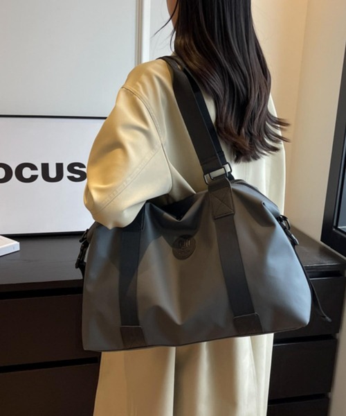 LA VORAGINE（ラ ヴォラジネ）の「大容量 2way トラベル ボストンバッグ ヨガ トレーニング スポーツ フィットネス ピラティス ランニング（ボストンバッグ・レディース・グレー/ピンク/ブラック/レッド/ネイビー・FREE）」の22枚目の写真