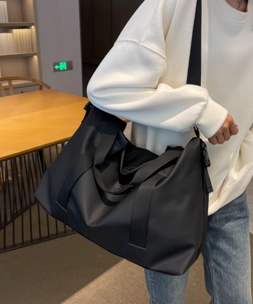 LA VORAGINE（ラ ヴォラジネ）の「大容量 2way トラベル ボストンバッグ ヨガ トレーニング スポーツ フィットネス ピラティス ランニング（ボストンバッグ・レディース・グレー/ピンク/ブラック/レッド/ネイビー・FREE）」の10枚目の写真