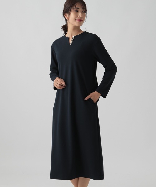 Elura（エルーラ）の「セレモニーサマ見えワンピース（ワンピース・レディース・ネイビー/ブラック・MEDIUM/LARGE）」の16枚目の写真