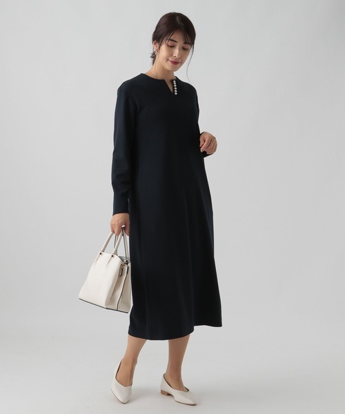 Elura（エルーラ）の「セレモニーサマ見えワンピース（ワンピース・レディース・ネイビー/ブラック・MEDIUM/LARGE）」の17枚目の写真