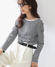 Demi-Luxe BEAMS | Le minor / マドモアゼル バックUネック カットソー(Tシャツ/カットソー)
