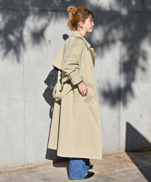 B.C STOCK】トレンチコート フリー ベージュ