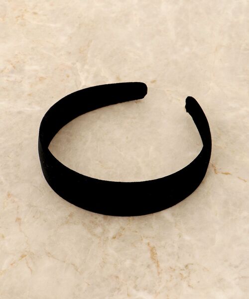 MAJESTIC LEGON（マジェスティックレゴン）の「ベロアカチューシャ（カチューシャ・レディース・ピンクベージュ/ブラック・FREE）」の7枚目の写真