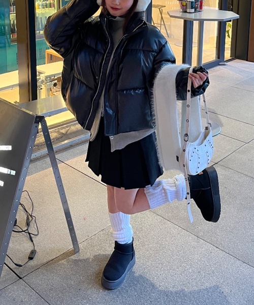 nemne store(ネンネストア)の「【Nefilim】ダブルジップドライバーニット(ニット/セーター・レディース・グレー/ライトグレー・フリー)」の20枚目の写真