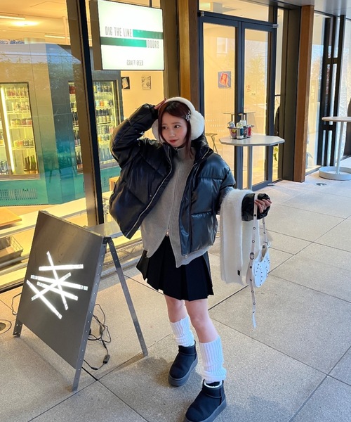 nemne store(ネンネストア)の「【Nefilim】ダブルジップドライバーニット(ニット/セーター・レディース・グレー/ライトグレー・フリー)」の21枚目の写真