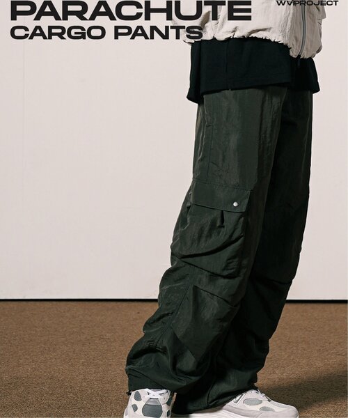 セール】【WV PROJECT】Parachute Cargo Pants / JJLP7679
