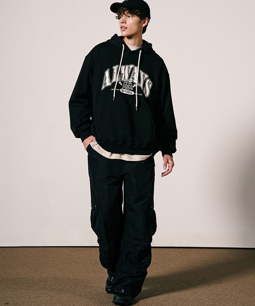 WV PROJECT(ダブリューブイプロジェクト)の「【WV PROJECT】Parachute Cargo Pants / JJLP7679(カーゴパンツ・メンズ・ピンク系/ブルー系/オフホワイト/ブラック/グリーン系その他・L/M/3L/LL)」の9枚目の写真