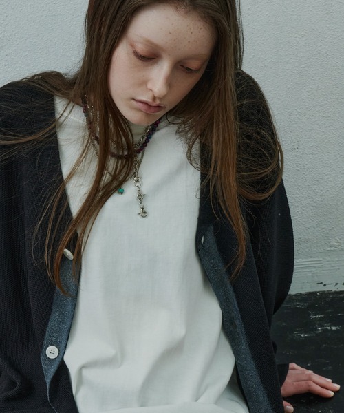 AIVER(アイバー)の「AIVER スプレー加工麻タッチカーディガン(カーディガン/ボレロ・メンズ・ライトグレー/ブラック/レッド・SMALL/MEDIUM/LARGE)」の8枚目の写真