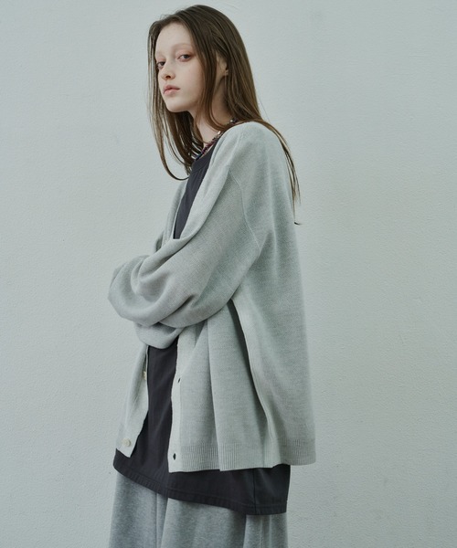 AIVER(アイバー)の「AIVER スプレー加工麻タッチカーディガン(カーディガン/ボレロ・メンズ・ライトグレー/ブラック/レッド・SMALL/MEDIUM/LARGE)」の14枚目の写真