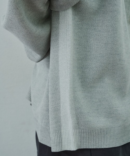 AIVER(アイバー)の「AIVER スプレー加工麻タッチカーディガン(カーディガン/ボレロ・メンズ・ライトグレー/ブラック/レッド・SMALL/MEDIUM/LARGE)」の16枚目の写真