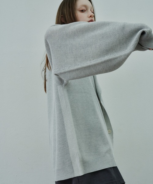 AIVER(アイバー)の「AIVER スプレー加工麻タッチカーディガン(カーディガン/ボレロ・メンズ・ライトグレー/ブラック/レッド・SMALL/MEDIUM/LARGE)」の15枚目の写真