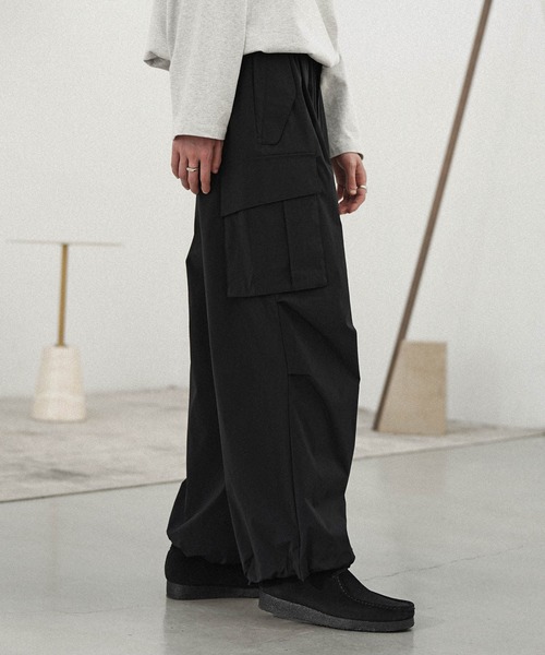 WYM LIDNM(ウィム バイ リドム)の「UTILITY TECH CARGO(カーゴパンツ・メンズ・ブラック/グレー系/ライトグレー/アッシュブラウン/ダークグレー・XS/L/M/S)」の9枚目の写真