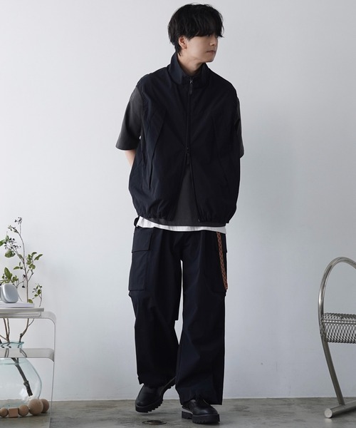 WYM LIDNM(ウィム バイ リドム)の「UTILITY TECH CARGO(カーゴパンツ・メンズ・ブラック/グレー系/ライトグレー/アッシュブラウン/ダークグレー・XS/L/M/S)」の15枚目の写真