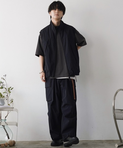 WYM LIDNM(ウィム バイ リドム)の「UTILITY TECH CARGO(カーゴパンツ・メンズ・ブラック/グレー系/ライトグレー/アッシュブラウン/ダークグレー・XS/L/M/S)」の16枚目の写真