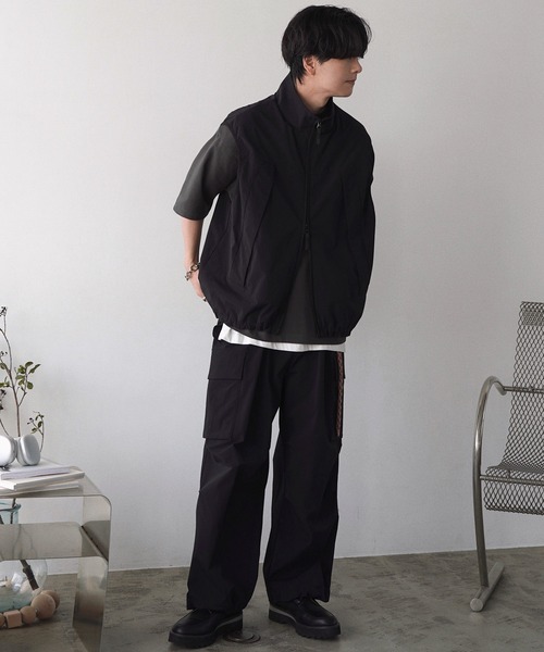 WYM LIDNM(ウィム バイ リドム)の「UTILITY TECH CARGO(カーゴパンツ・メンズ・ブラック/グレー系/ライトグレー/アッシュブラウン/ダークグレー・XS/L/M/S)」の17枚目の写真