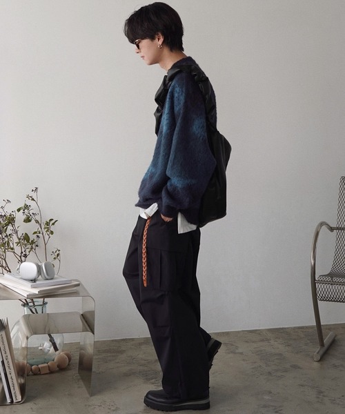 WYM LIDNM(ウィム バイ リドム)の「UTILITY TECH CARGO(カーゴパンツ・メンズ・ブラック/グレー系/ライトグレー/アッシュブラウン/ダークグレー・XS/L/M/S)」の18枚目の写真